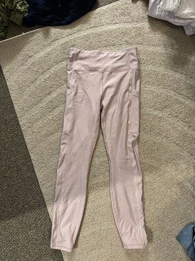 Fabletics Light Blush High-Rise Leggings